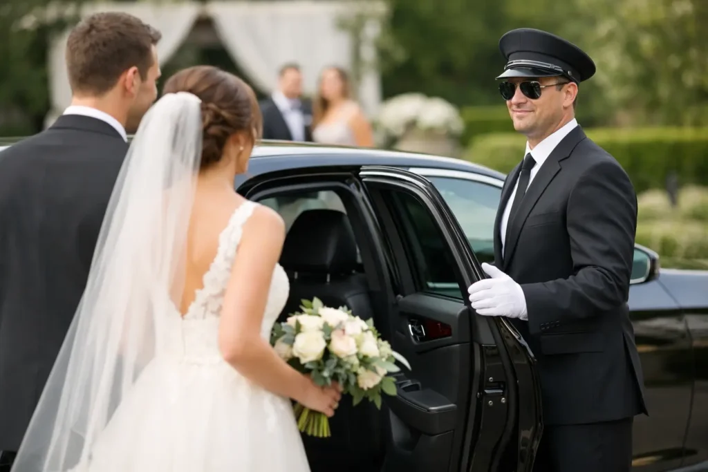 Arrange a Chauffeur for Your Wedding Party